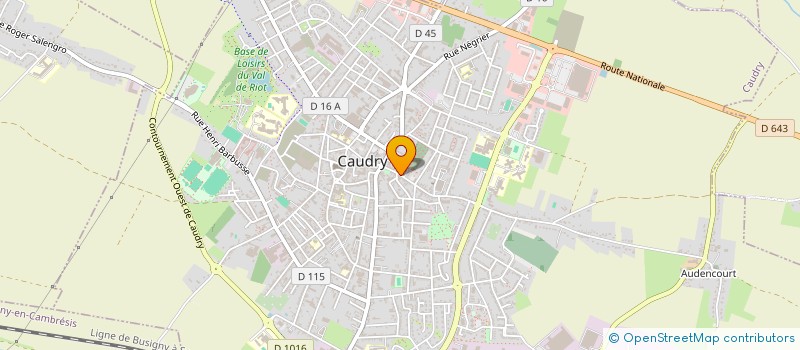 localisation de l'entreprise DOCTEUR BRUNO MUDRAKOWSKA à CAUDRY