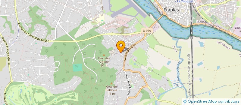 localisation de l'entreprise DOCTEUR CAENEN ET ASSOCIES  CUCQ