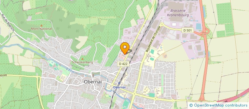 localisation de l'entreprise DOCTEUR CAMILLE AMIRZA à OBERNAI