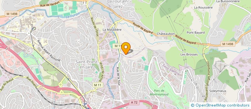 localisation de l'entreprise DOCTEUR CAMILLE SARKIS  LA TOUR-EN-JAREZ