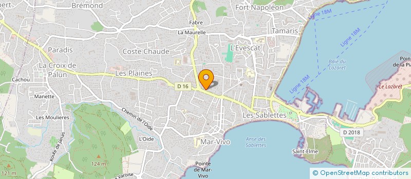 localisation de l'entreprise DOCTEUR CARLO VIGO à LA SEYNE-SUR-MER