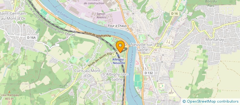 localisation de l'entreprise DOCTEUR CAROLINE DIEMUNSCH  ALBIGNY-SUR-SAONE