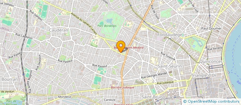 localisation de l'entreprise DOCTEUR CAROLINE LENOIR à BORDEAUX