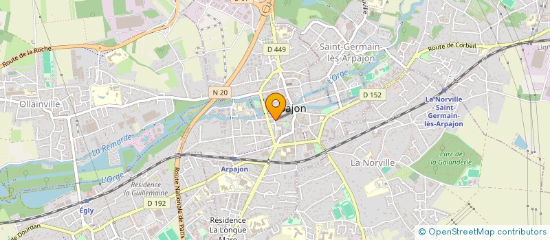 localisation de l'entreprise DOCTEUR CHAPART à ARPAJON