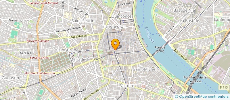 localisation de l'entreprise DOCTEUR CHARLES AUSSUDRE  BORDEAUX