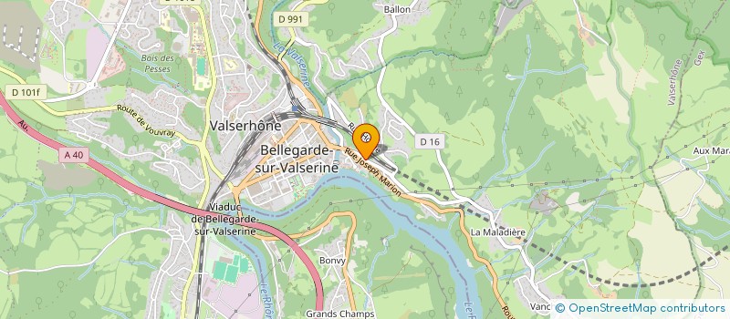 localisation de l'entreprise DOCTEUR CHAUDIERE à VALSERHONE