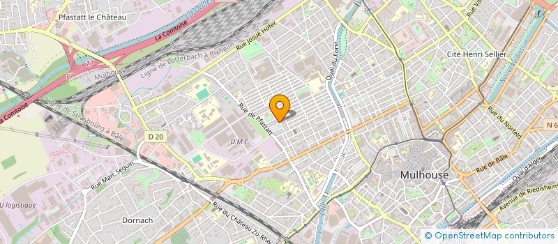 localisation de l'entreprise DOCTEUR CHICKEN  MULHOUSE