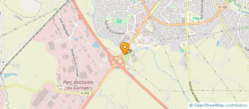 localisation de l'entreprise DOCTEUR CHRISTOPHE CASSE à CHOLET