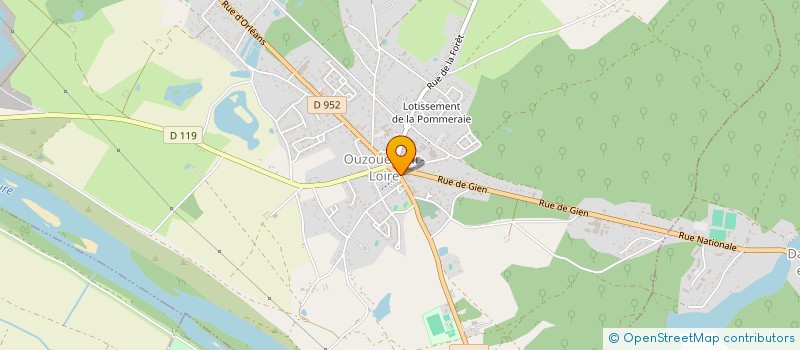 localisation de l'entreprise DOCTEUR CHRISTOPHE LAMBERT SELARL DE CHIRURGIEN-DENTISTE à OUZOUER-SUR-LOIRE