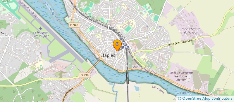 localisation de l'entreprise DOCTEUR CLAIRE BLAS-CHATELAIN à ETAPLES