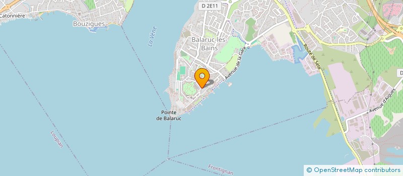 localisation de l'entreprise DOCTEUR CLAIRE DELOISON à BALARUC-LES-BAINS