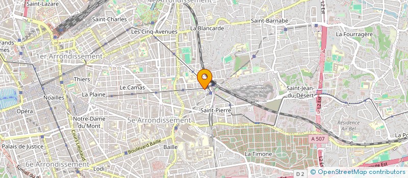 localisation de l'entreprise DOCTEUR CLAIRE -LISE SORBIER à MARSEILLE