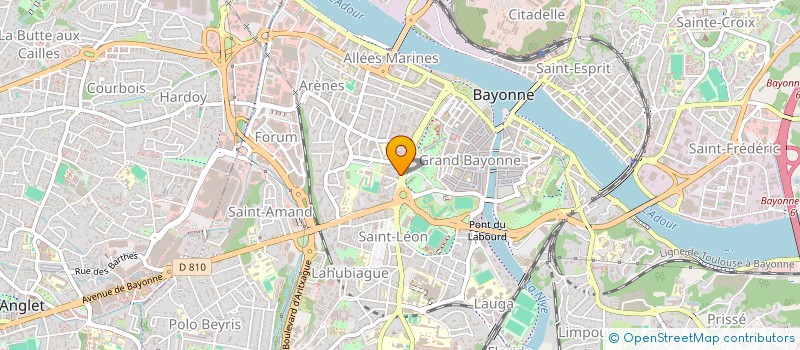 localisation de l'entreprise DOCTEUR CLARA DIASCORN à BAYONNE