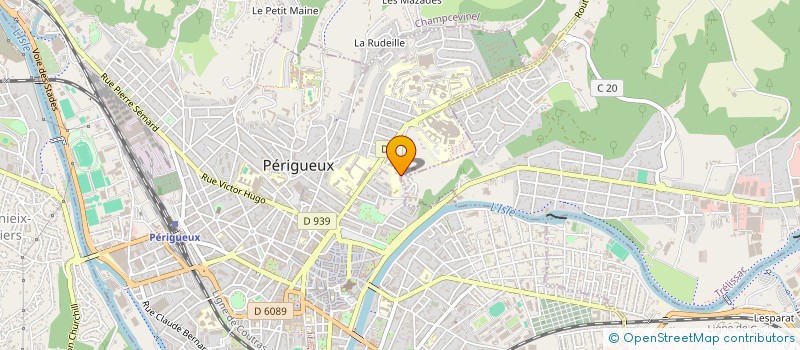 localisation de l'entreprise DOCTEUR COLETTE GIBERT-MORLET à PERIGUEUX