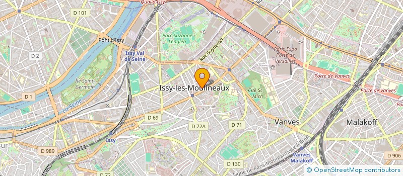 localisation de l'entreprise DOCTEUR CORALIE FAUQUET ROURE SPFPL à ISSY-LES-MOULINEAUX