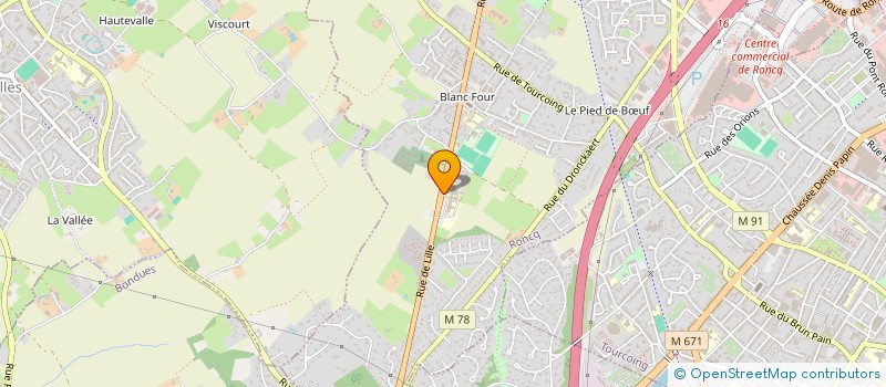 localisation de l'entreprise DOCTEUR CORENTIN VELUT  RONCQ