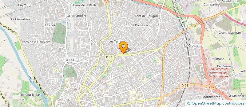 localisation de l'entreprise DOCTEUR D'ESTEVE DE PRADEL à BEZIERS