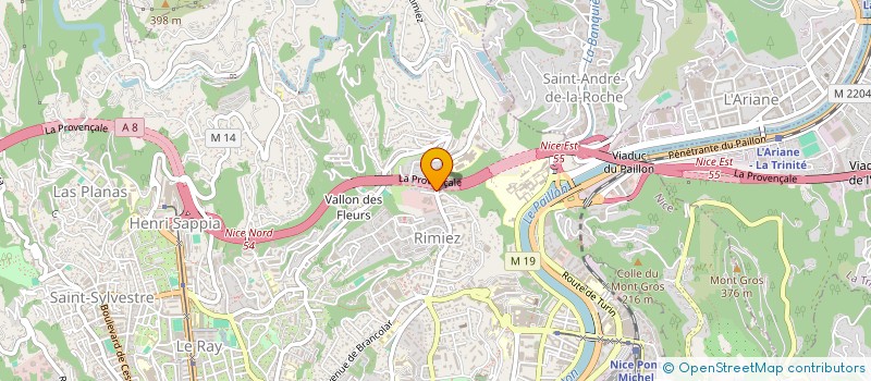 localisation de l'entreprise DOCTEUR DAMIEN BRUNET à NICE