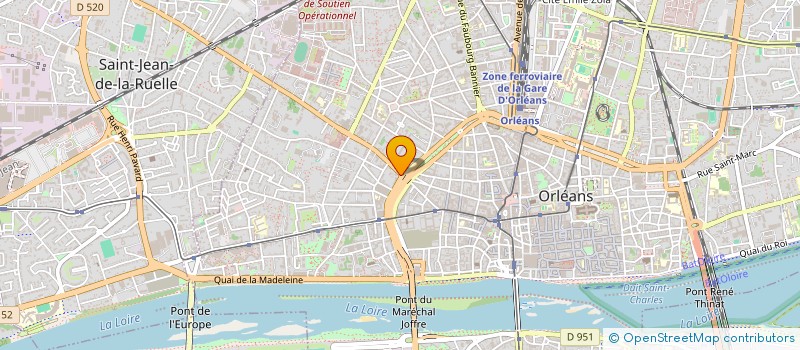 localisation de l'entreprise DOCTEUR DE JESUS à ORLEANS
