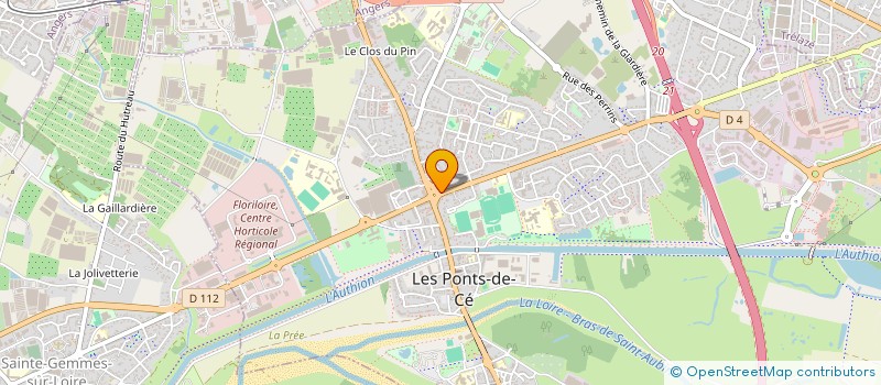 localisation de l'entreprise DOCTEUR DEPRAZ à LES PONTS-DE-CE