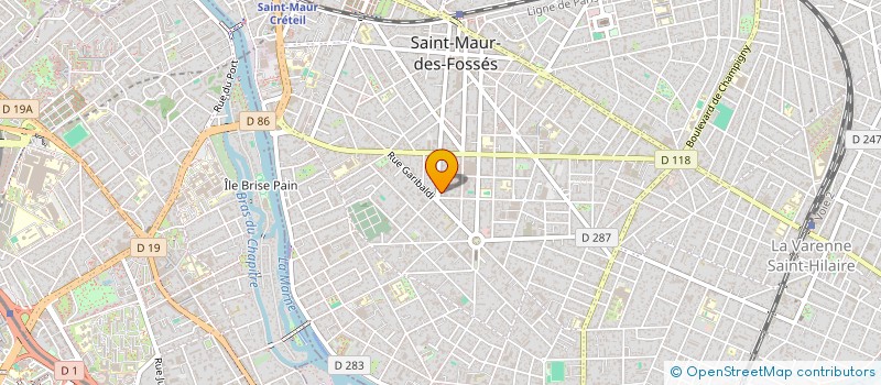 localisation de l'entreprise DOCTEUR DESCHAMPS-ROUSSEAU OLIVIA à SAINT-MAUR-DES-FOSSES