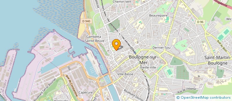 localisation de l'entreprise DOCTEUR DIDIER BULTEL à BOULOGNE-SUR-MER