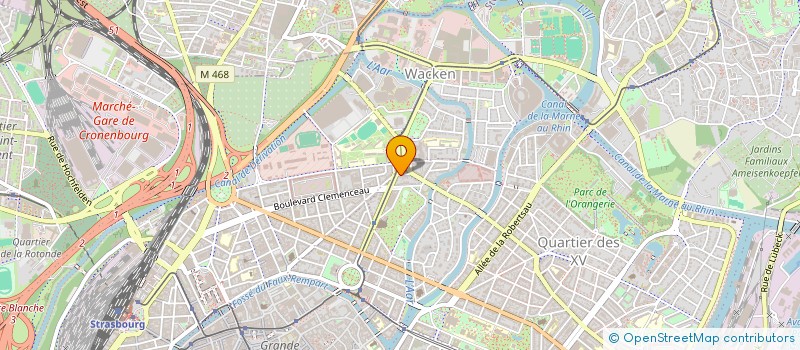 localisation de l'entreprise DOCTEUR DIENER à STRASBOURG