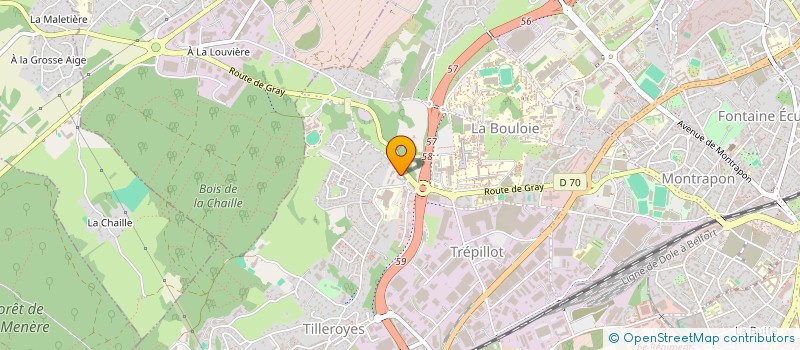 localisation de l'entreprise DOCTEUR DOURY à BESANCON