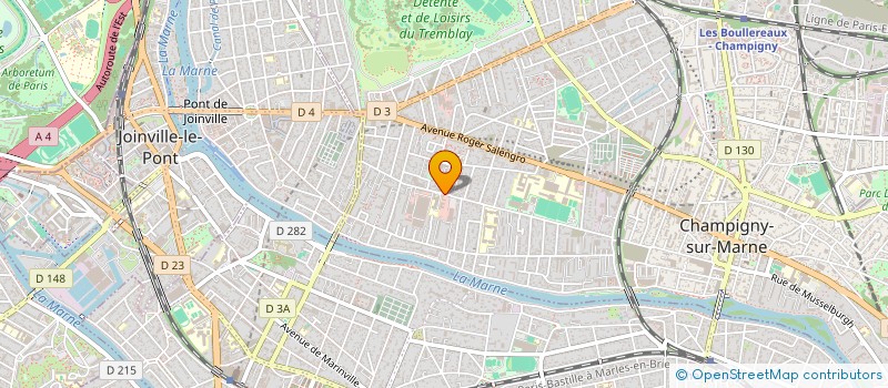 localisation de l'entreprise DOCTEUR DU PNEU à CHAMPIGNY-SUR-MARNE