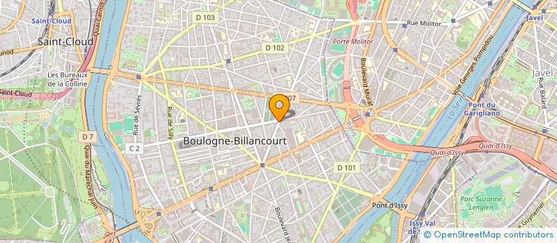 localisation de l'entreprise DOCTEUR EL HAJJ à BOULOGNE BILLANCOURT