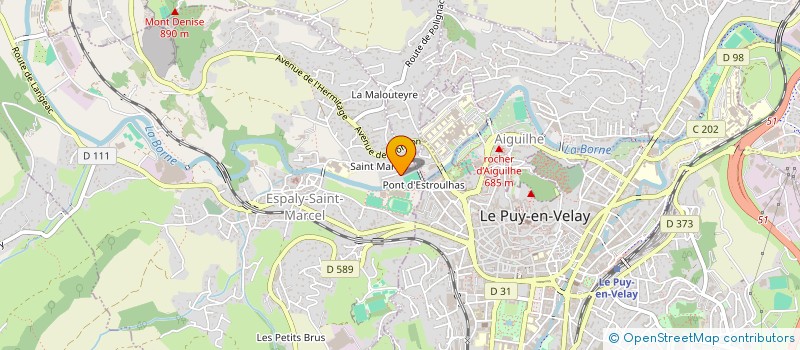 localisation de l'entreprise DOCTEUR EMILIE GADAT CHATAING  POLIGNAC