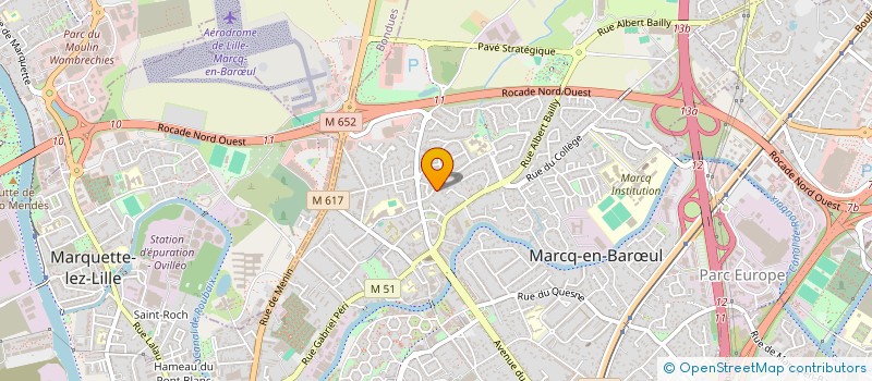 localisation de l'entreprise DOCTEUR EMILIE HANOT à MARCQ-EN-BARŒUL