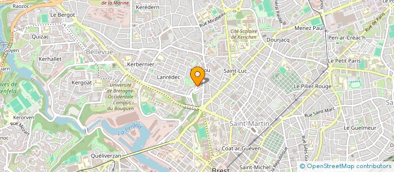 localisation de l'entreprise DOCTEUR EMILYE LOAEC à BREST