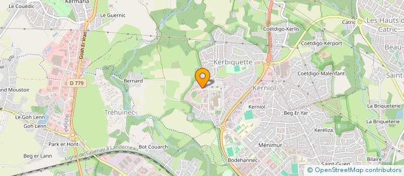localisation de l'entreprise DOCTEUR FABRICE LE THOER à VANNES
