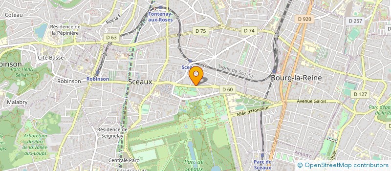 localisation de l'entreprise DOCTEUR FAESSEL à SCEAUX