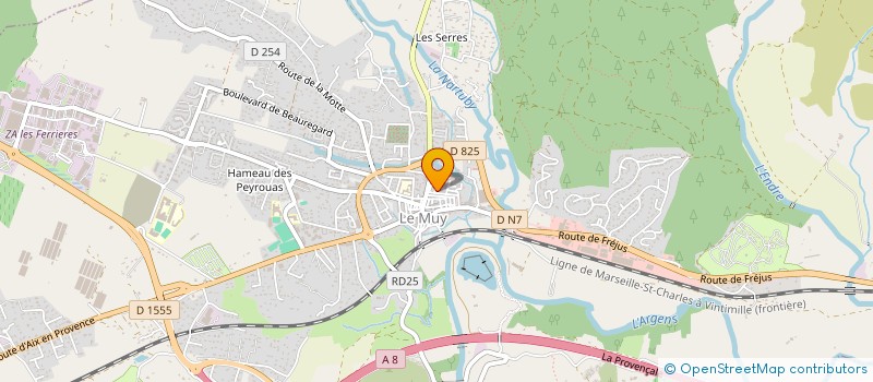 localisation de l'entreprise DOCTEUR FENOUIL  LE MUY