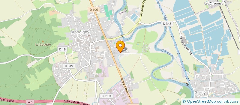 localisation de l'entreprise DOCTEUR FERKIOUI PSYCHIATRE  APPOIGNY