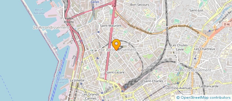 localisation de l'entreprise DOCTEUR FILLER  MARSEILLE