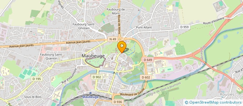 localisation de l'entreprise DOCTEUR FOURNIER à MAUBEUGE