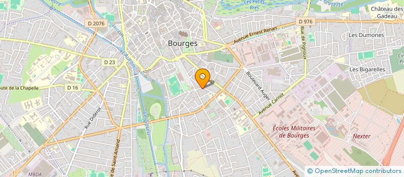 localisation de l'entreprise DOCTEUR FRANC à BOURGES