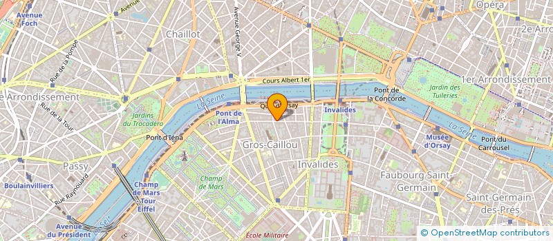 localisation de l'entreprise DOCTEUR FRANCIS DUBOSQ à PARIS