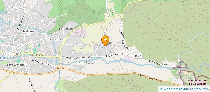 localisation de l'entreprise DOCTEUR FRANCK LAGNEAU  LA BARBEN