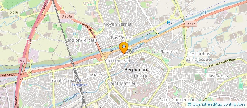 localisation de l'entreprise DOCTEUR FRANCOIS KLERSY à PERPIGNAN