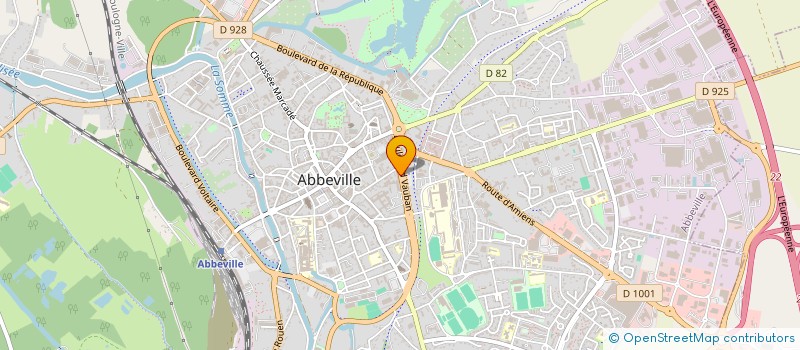 localisation de l'entreprise DOCTEUR FRANCOISE COMBES à ABBEVILLE