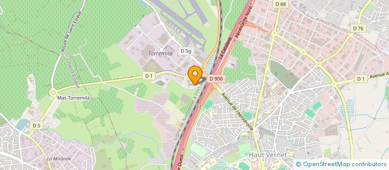 localisation de l'entreprise DOCTEUR GABRIEL CALLAMAND  PERPIGNAN