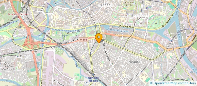 localisation de l'entreprise DOCTEUR GAUTHIER DILLMANN à STRASBOURG