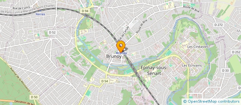 localisation de l'entreprise DOCTEUR GENER GWENDELINE à BRUNOY