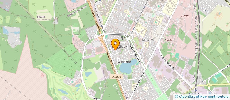 localisation de l'entreprise DOCTEUR GENEVIEVE DUMONT à SARAN
