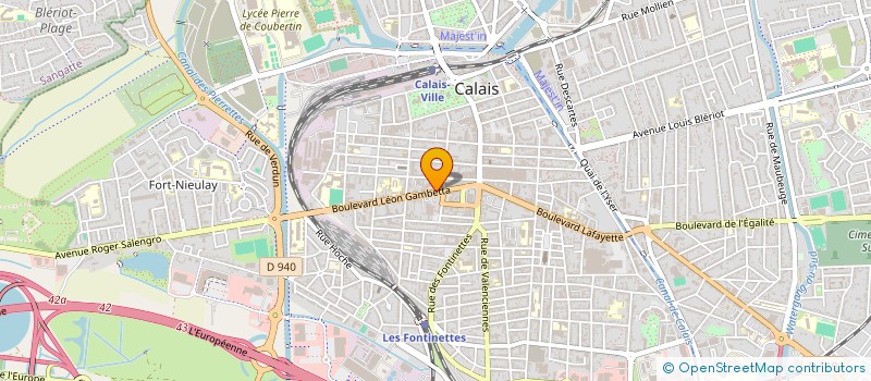 localisation de l'entreprise DOCTEUR GNIKPINGO à CALAIS