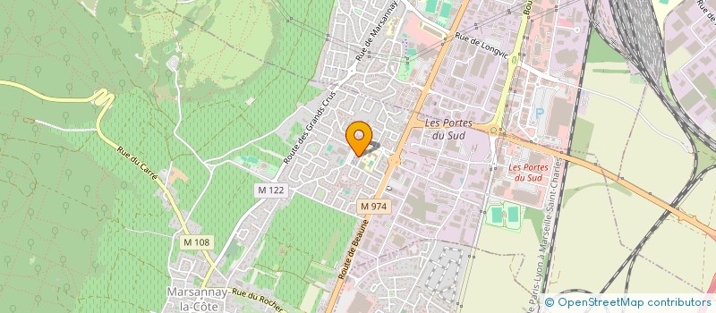 localisation de l'entreprise DOCTEUR GREFFIER à MARSANNAY-LA-COTE